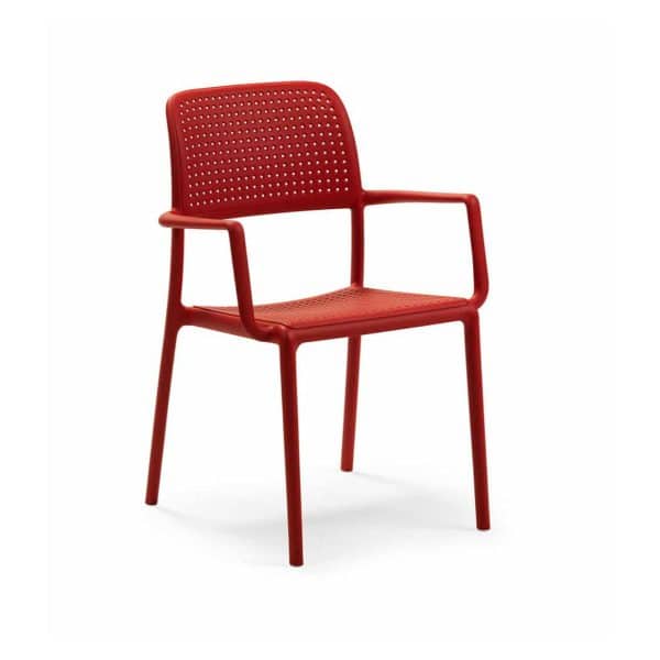 Bora Arm Chair - Rosso